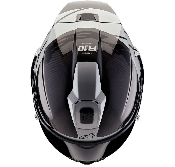 Каска ALPINESTARS Supertech R10 Element Black/Carb/Silver — снимка 2