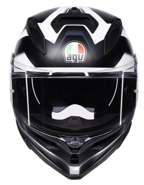 Каска AGV K7 MPLK GLIMPSE MATT BLACK/WHITE — снимка 2