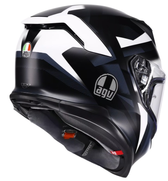 Каска AGV K7 MPLK GLIMPSE MATT BLACK/WHITE — снимка 6