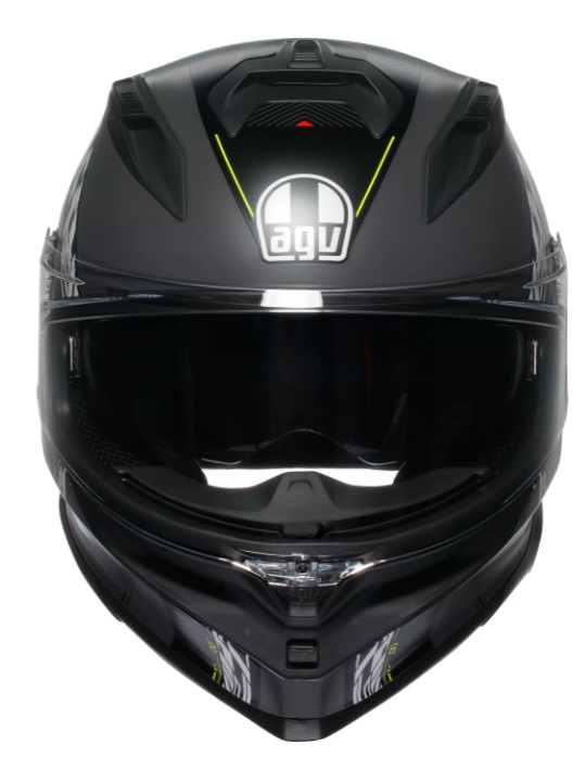 Каска AGV K7 MPLK KYBER MATT GREY/YELLOW FLUO — снимка 2