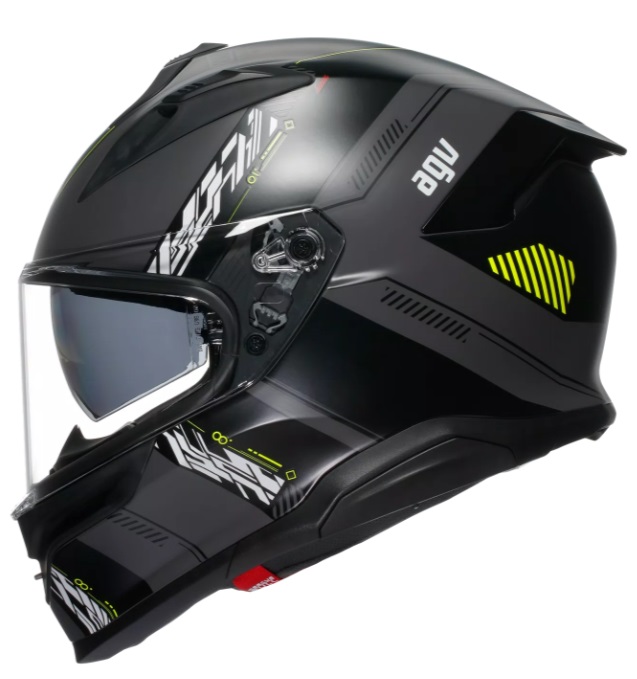 Каска AGV K7 MPLK KYBER MATT GREY/YELLOW FLUO — снимка 4