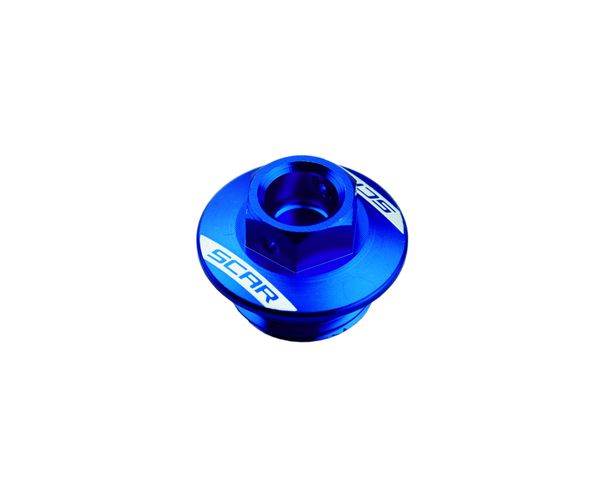 Капачка за масло SCAR за KAWASAKI BLUE 1