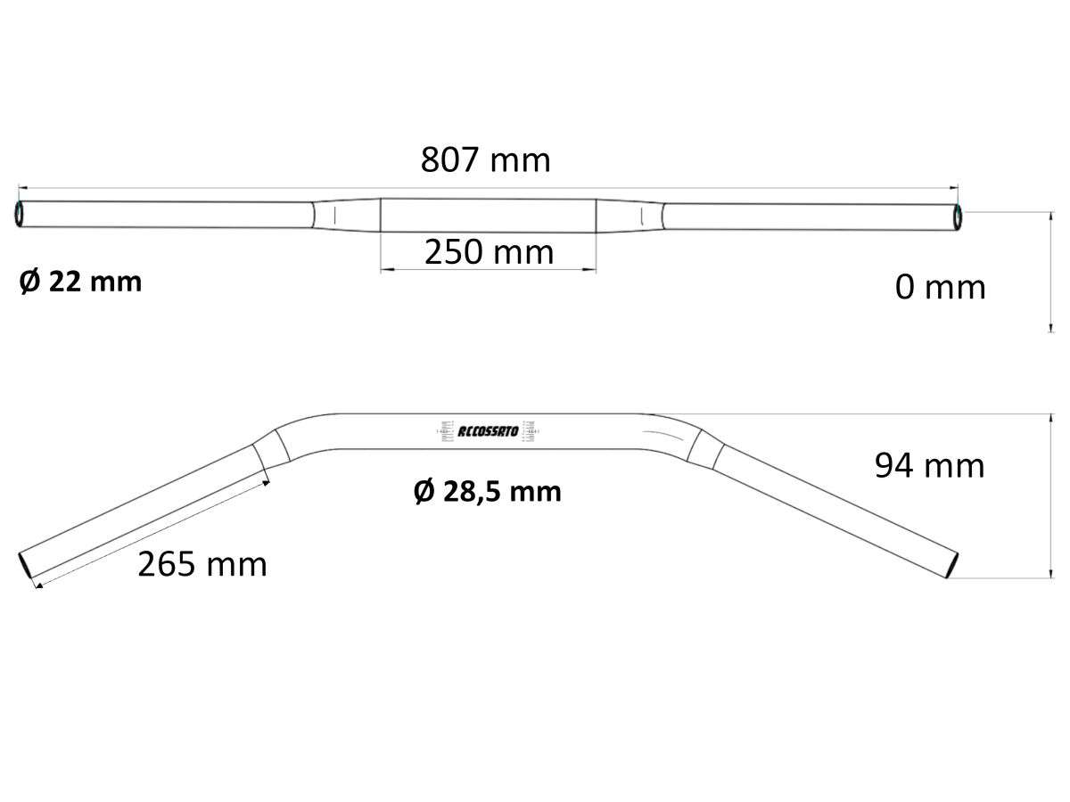 Кормило ACCOSSATO D28.5x4 L860 BLK HBT187N — снимка 2