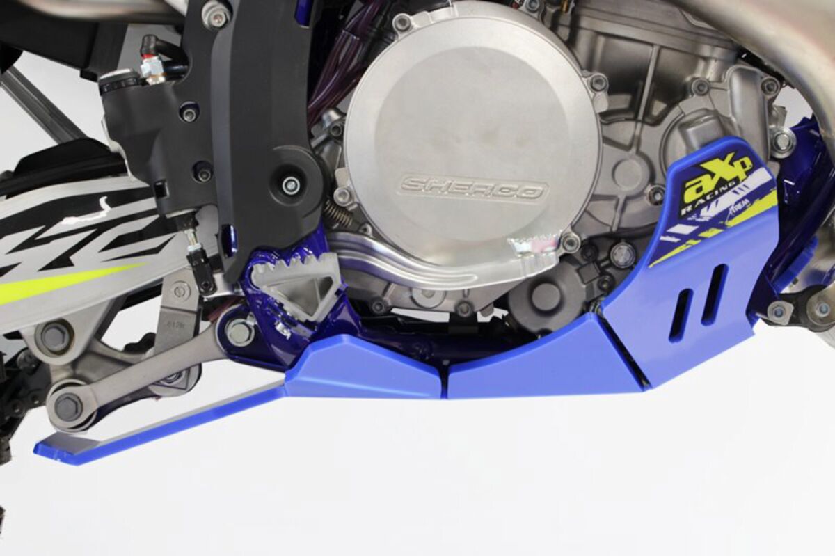 Протектор двигател AXP RACING Xtrem - Blue - Sherco AX1434 — снимка 5