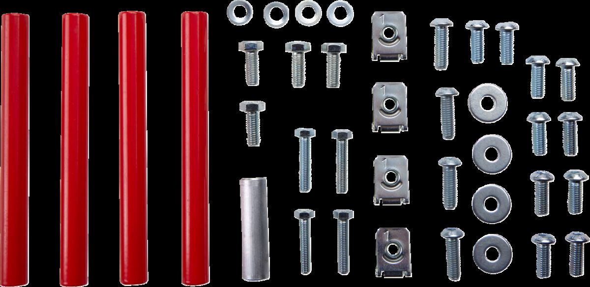Комплект предпазители за радиатор AXP RACING XTR 8MM BETA 350-390-450-480-500RR AX1584 — снимка 2