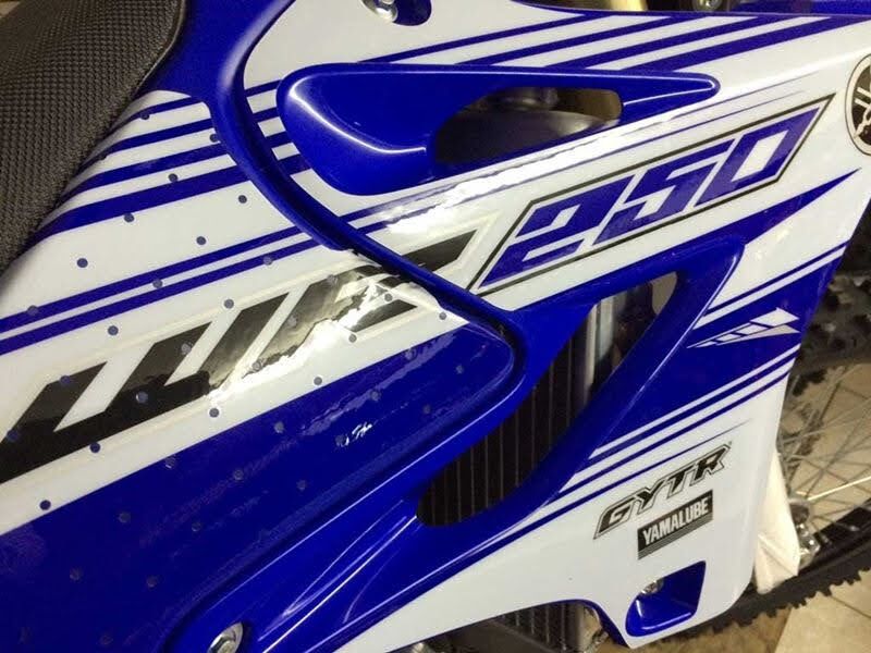 Подпора за радиатор AXP RACING YZ250 BL AX3039 — снимка 3