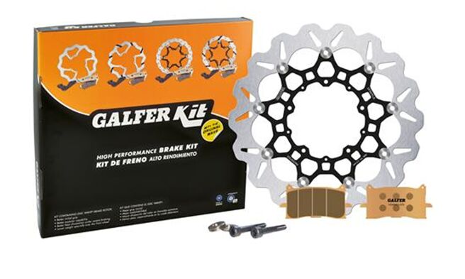BRAKE KIT OVERSIZE FRONT GALFER KG097CWS