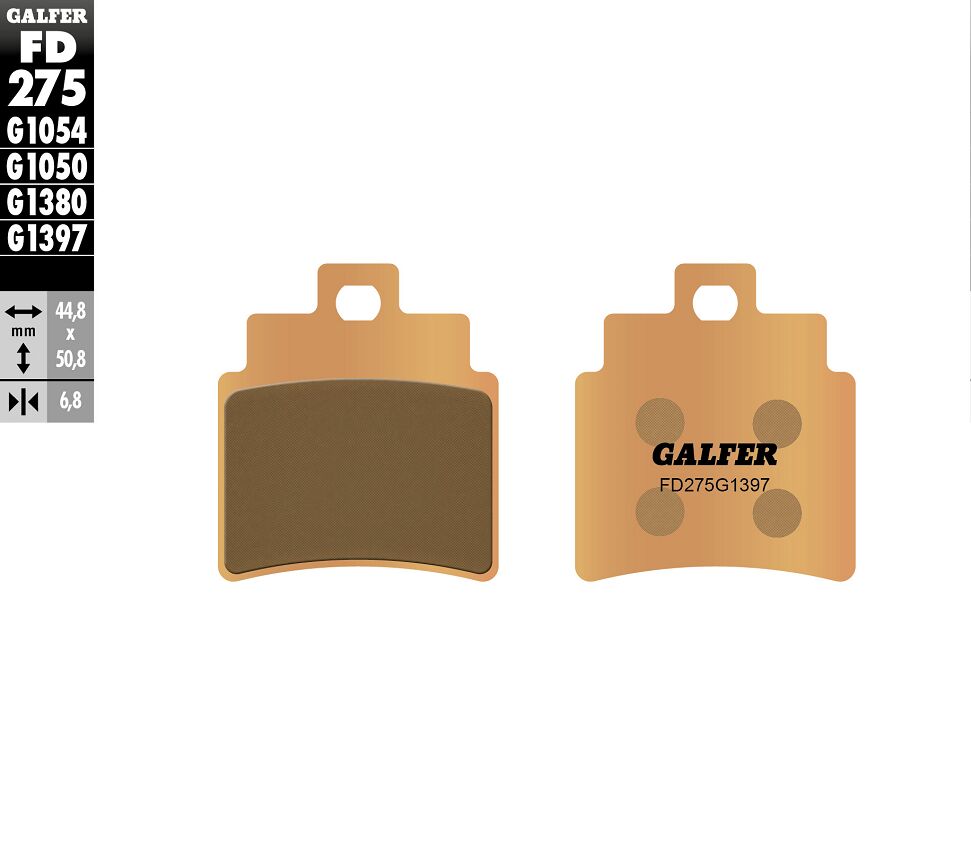Спирачна накладка sintered ATV GALFER FD275G1397 — снимка 2