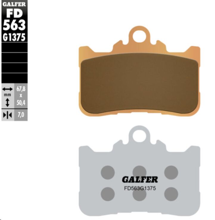 Мото накладки GALFER sintered sport FD563G1375