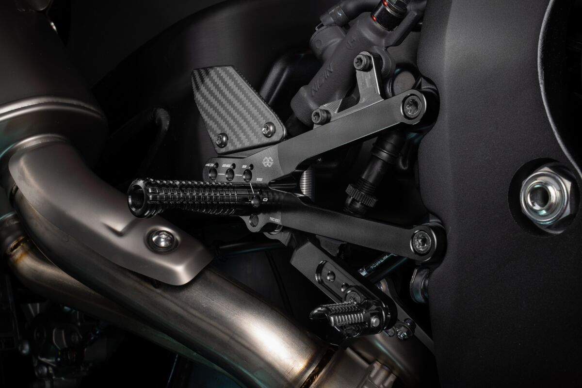 Fxr2 - rearset black HONDA GILLES FXR2-B001-B — снимка 4