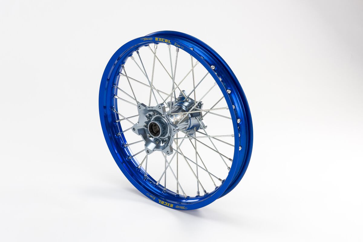 Задно колело ELITE MX-EN 1.85"x19" алуминиево синьо сребристо KITE 20.058.0.03 — снимка 2