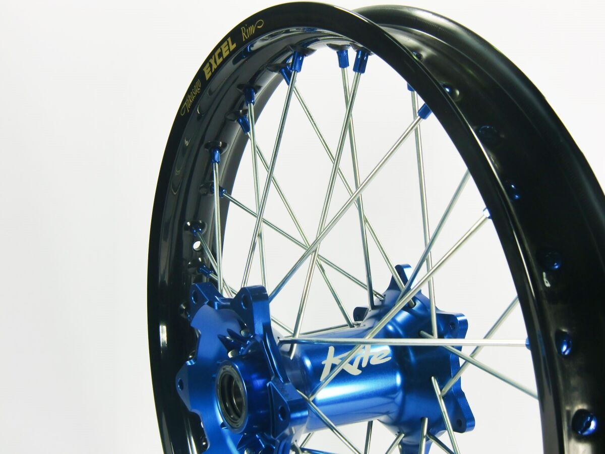 Задно колело ELITE MX-EN 2.15"x18" алуминий синьо KITE 20.060.0.BL — снимка 2