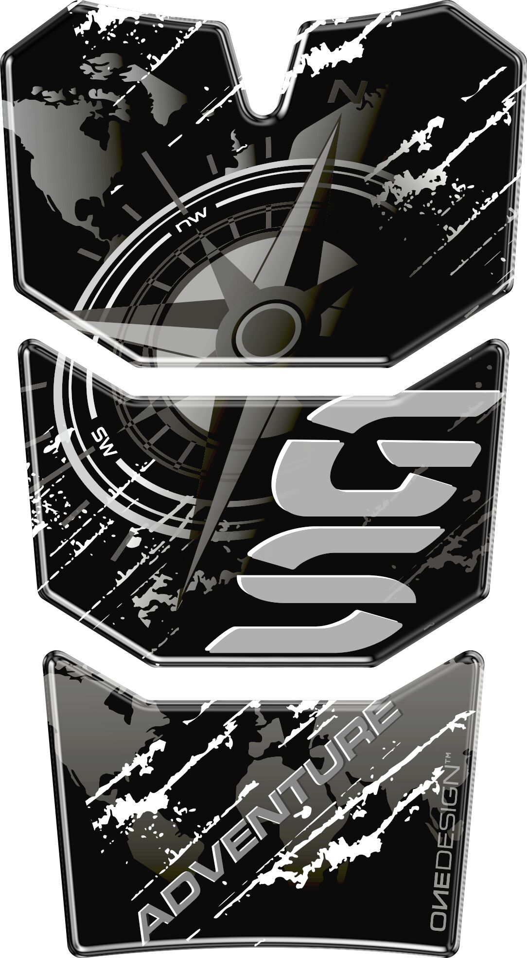 Протектор за резервоар WHITE GS ONEDESIGN CGGS1PP — снимка 2