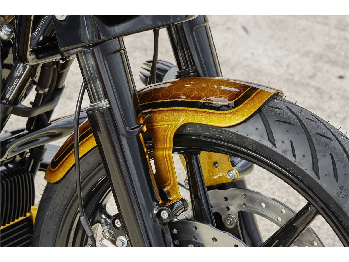 Преден калник стомана 21 touring RICK'S MOTORSPORT ELECTRICS 65-8013101-0 — снимка 3