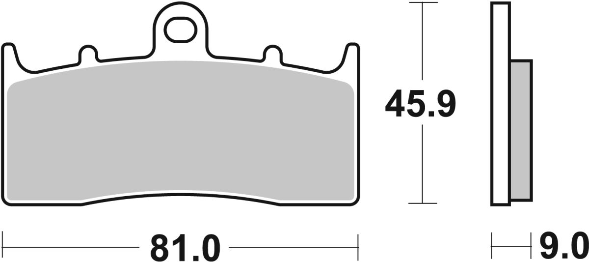 Керамични накладки за спирачки street SBS 778HF — снимка 2