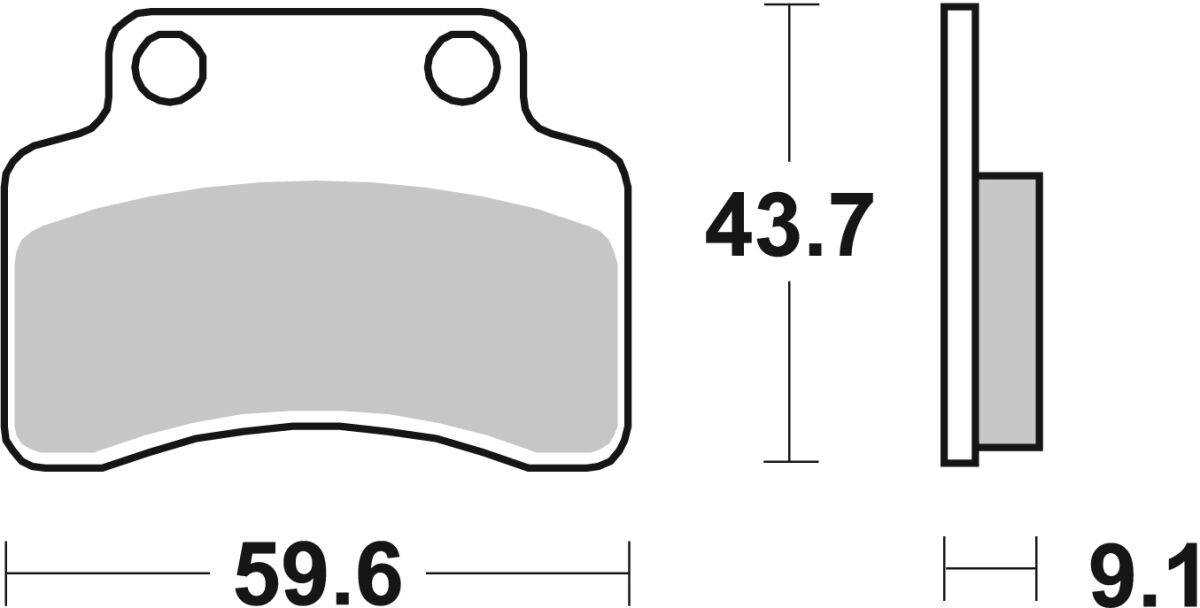 Спирачна накладка ceramic street SBS 141HF — снимка 2
