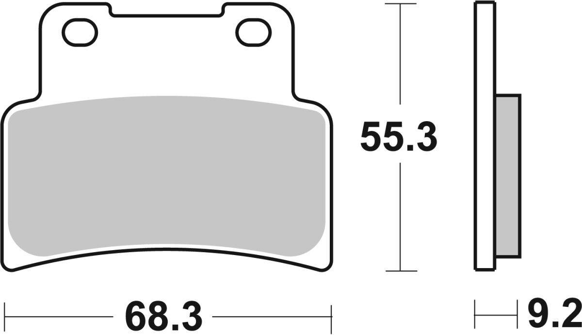 Спирачна накладка ceramic street SBS 214HF — снимка 2