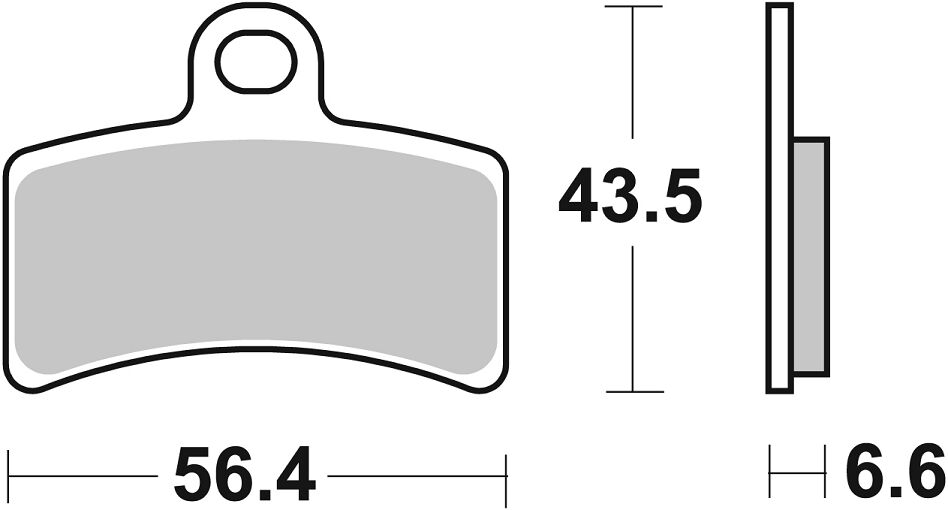 Керамична спирачна накладка street SBS 815HF — снимка 2