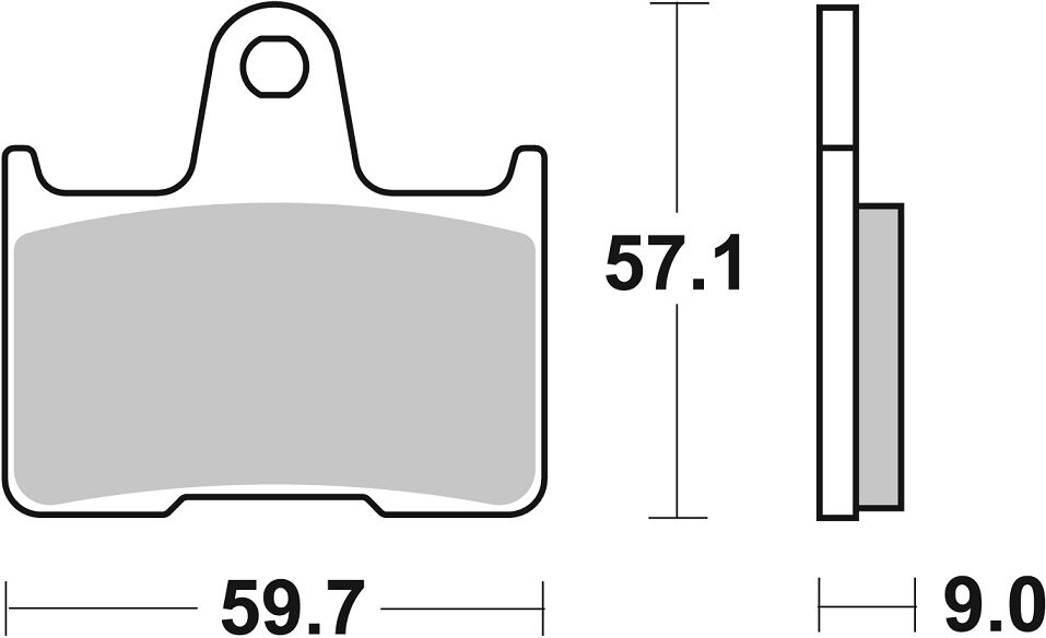 Спирачна накладка ceramic street SBS 765HF — снимка 2