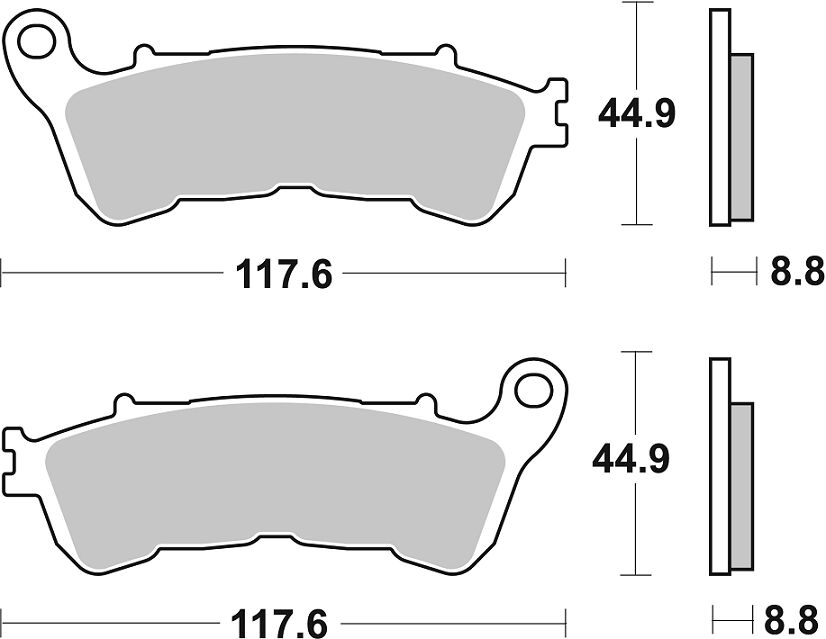 Спирачна накладка ceramic street SBS 828HF — снимка 2