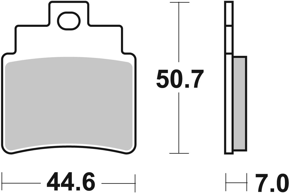 Спирачна накладка carbon hi-tech street SBS 171CT — снимка 2