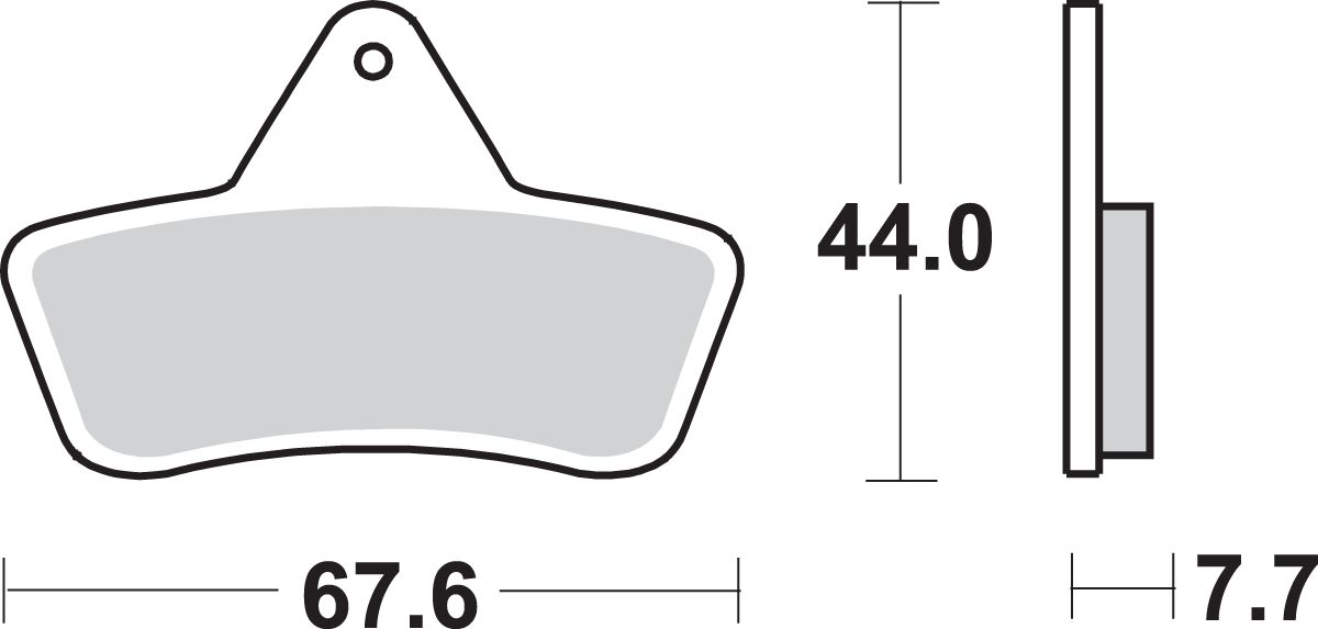 Спирачни накладки SBS 758ATS SBS 758ATS — снимка 4