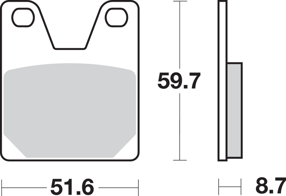 Спирачни накладки SBS 733LS.S SBS 733LS — снимка 2