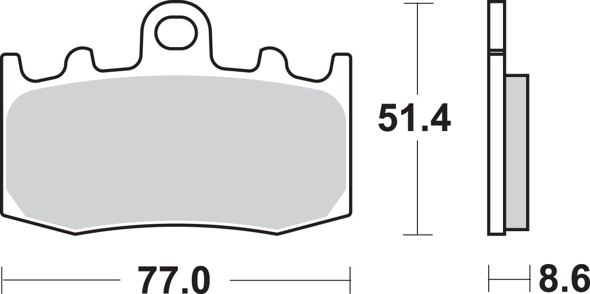 Спирачни накладки SBS 796HS SBS 796HS — снимка 3
