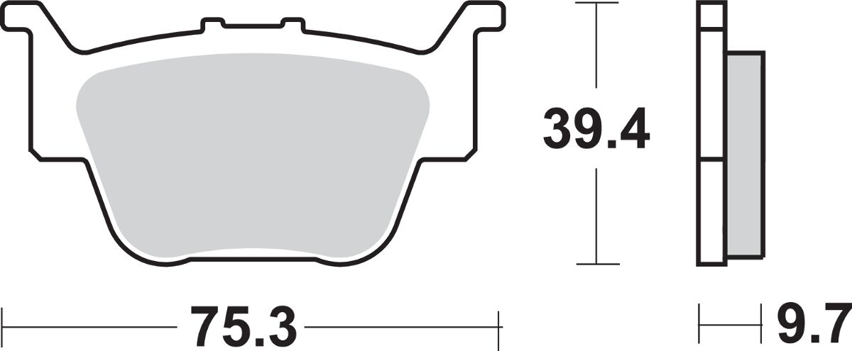 Спирачни накладки SBS 813SI.S SBS 813SI — снимка 2