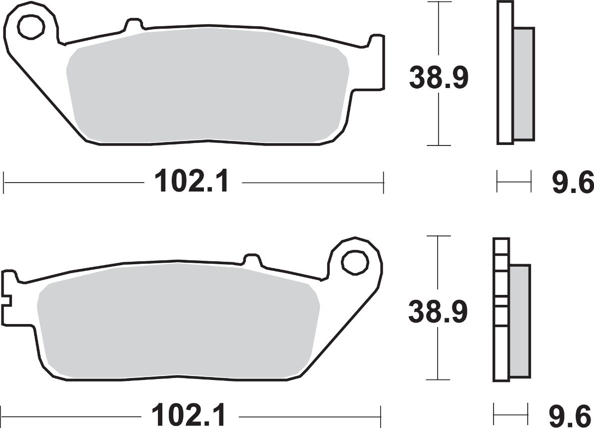 Спирачни накладки SBS 700HS SBS 700HS — снимка 3