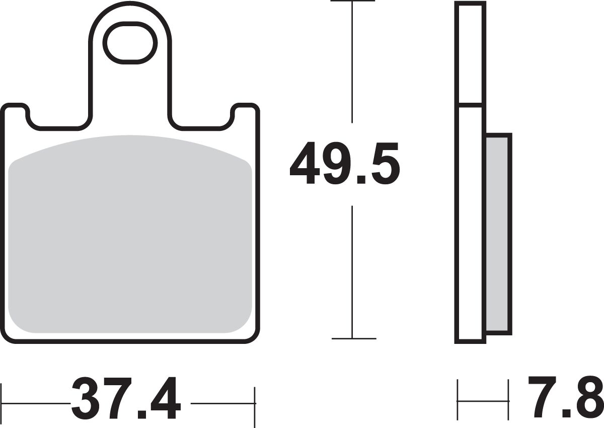 Спирачни накладки SBS 838HS SBS 838HS — снимка 3