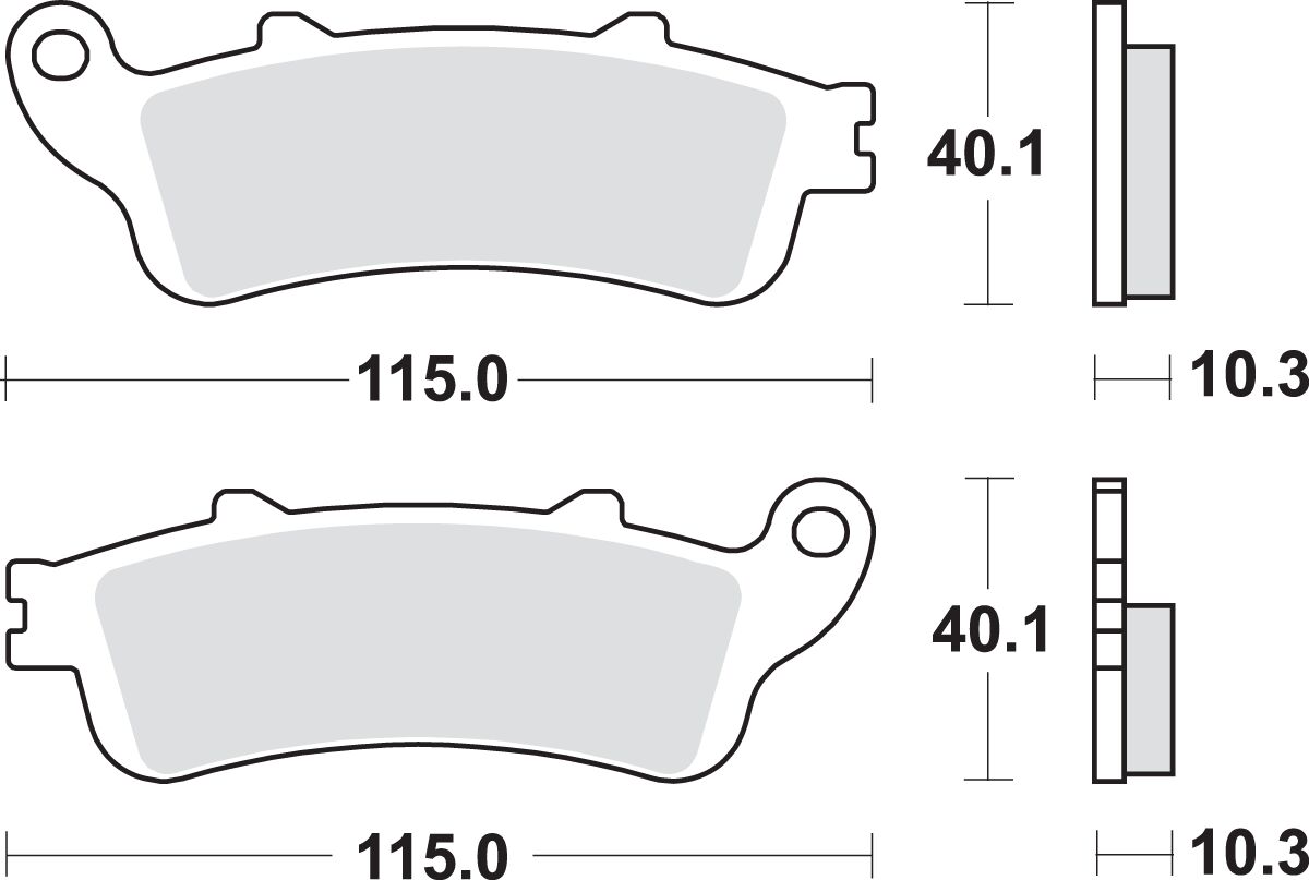 Спирачна накладка SBS 880LS SBS 880LS — снимка 3