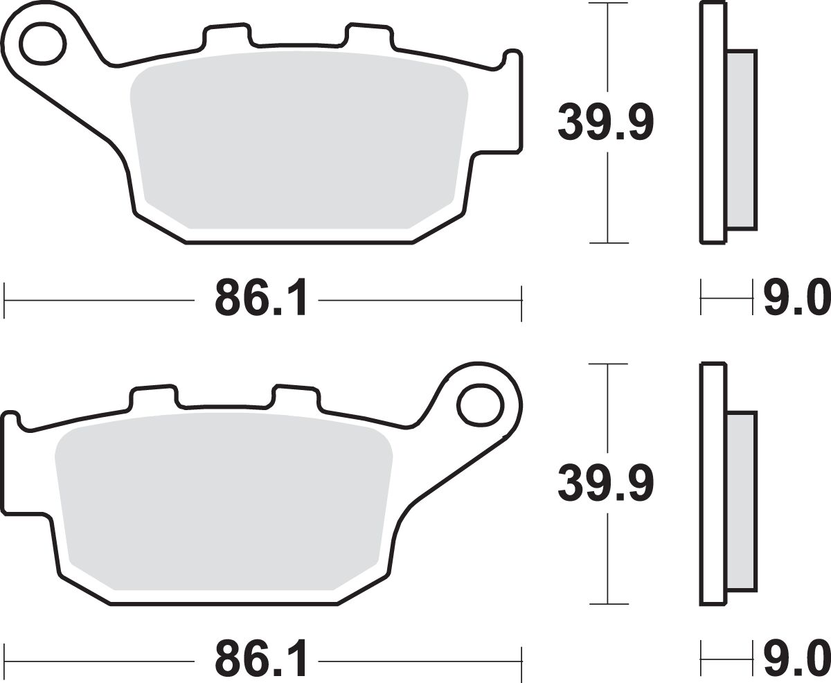 Спирачна накладка SBS 881LS SBS 881LS — снимка 5