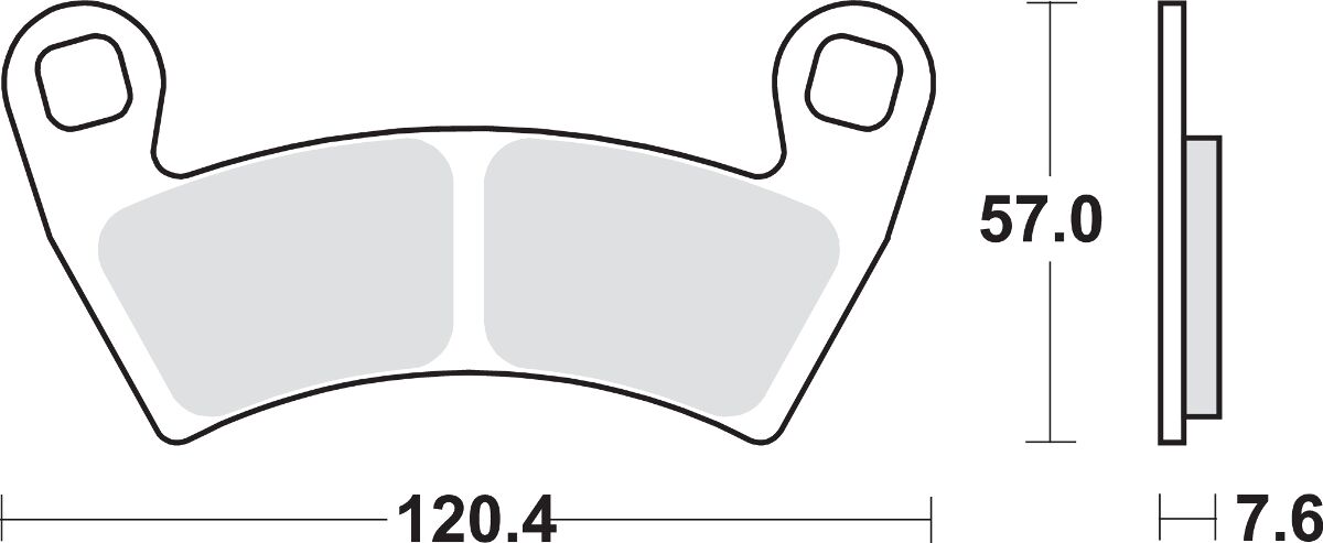 Спирачна накладка SBS 897SI SBS 897SI — снимка 2