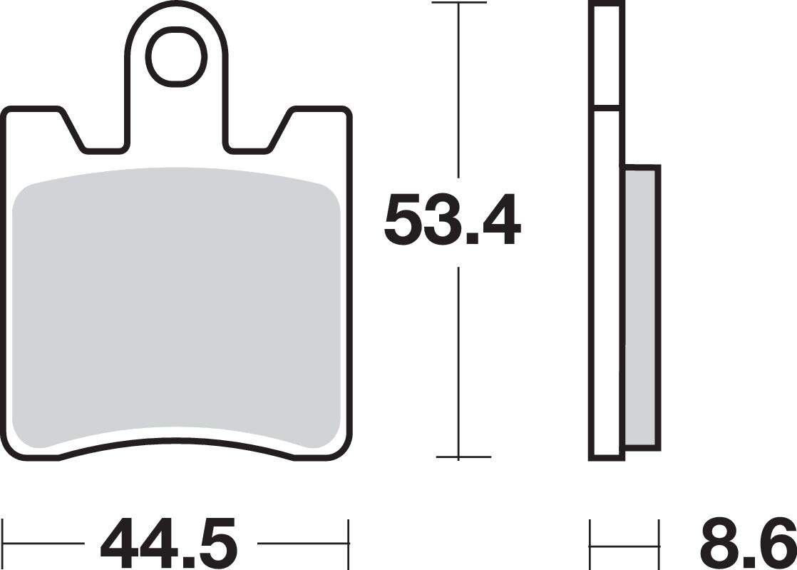 Спирачна накладка SBS 740HS SBS 740HS — снимка 3