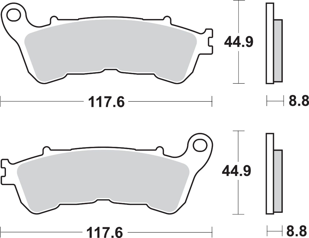 Спирачна накладка SBS 828HS SBS 828HS — снимка 3