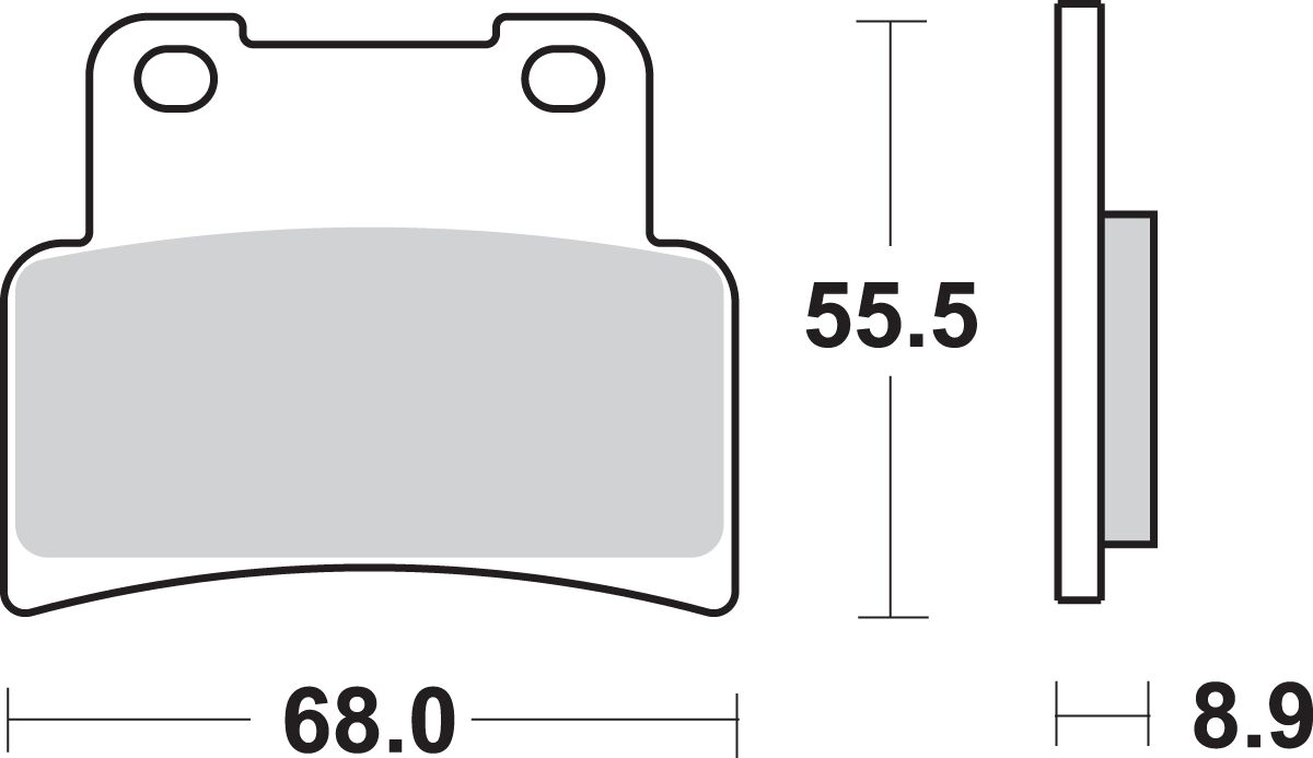 Спирачна накладка SBS 844HS SBS 844HS — снимка 2