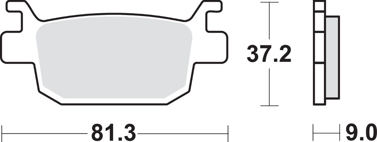 Спирачна накладка SBS 193CT SBS 193CT — снимка 2