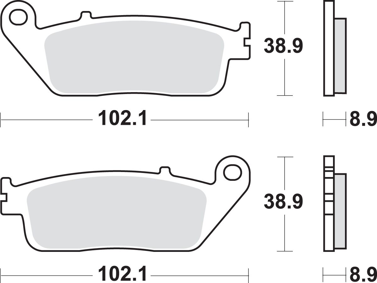 Спирачна накладка SBS 184MS SBS 184MS — снимка 2
