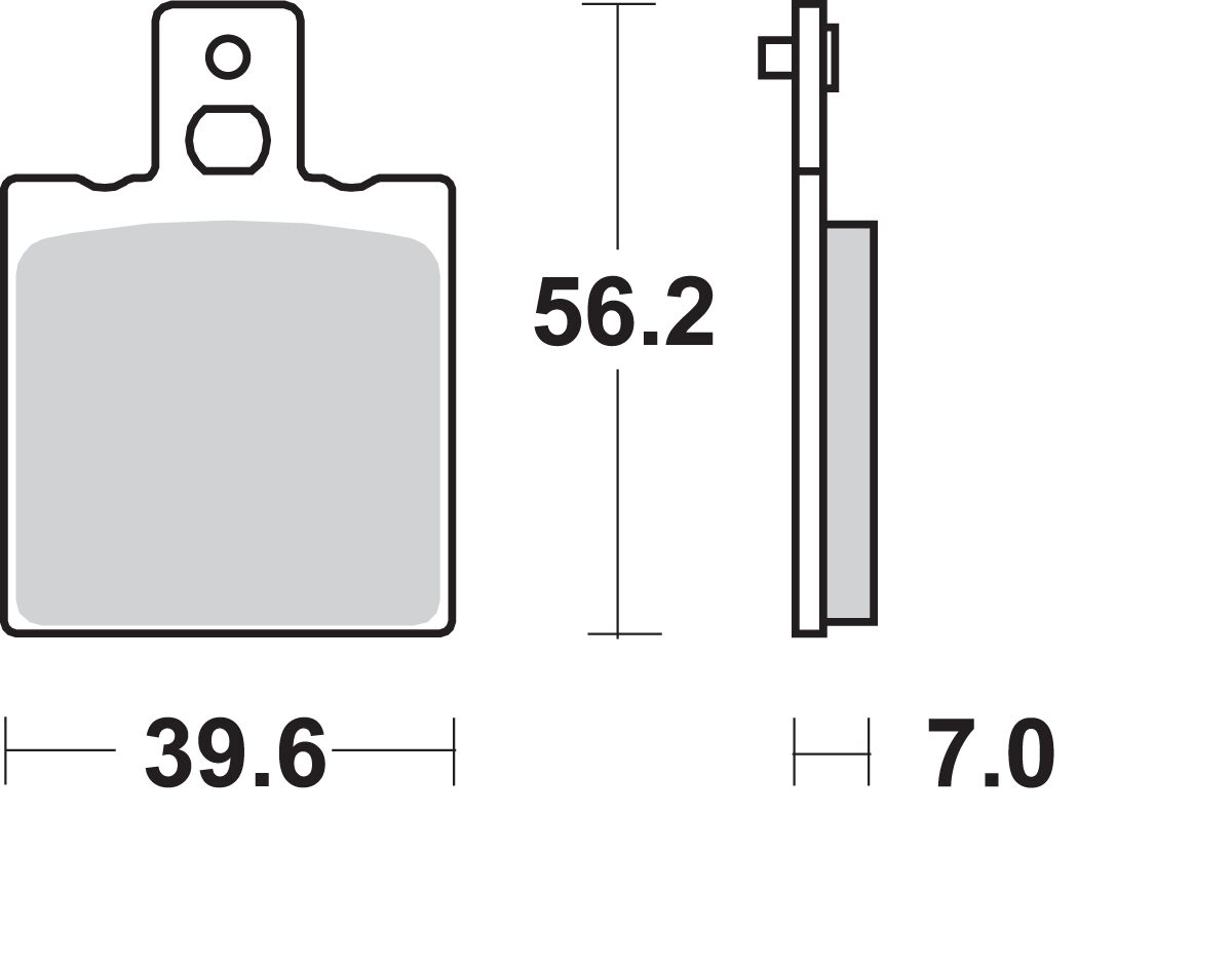 Спирачни накладки SBS 519SI SBS 519SI — снимка 2