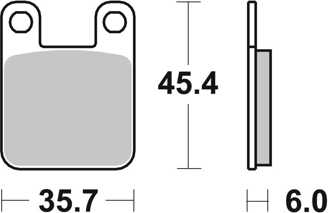 Спирачни накладки sinter carbon hi-tech offroad SBS 559SI — снимка 2
