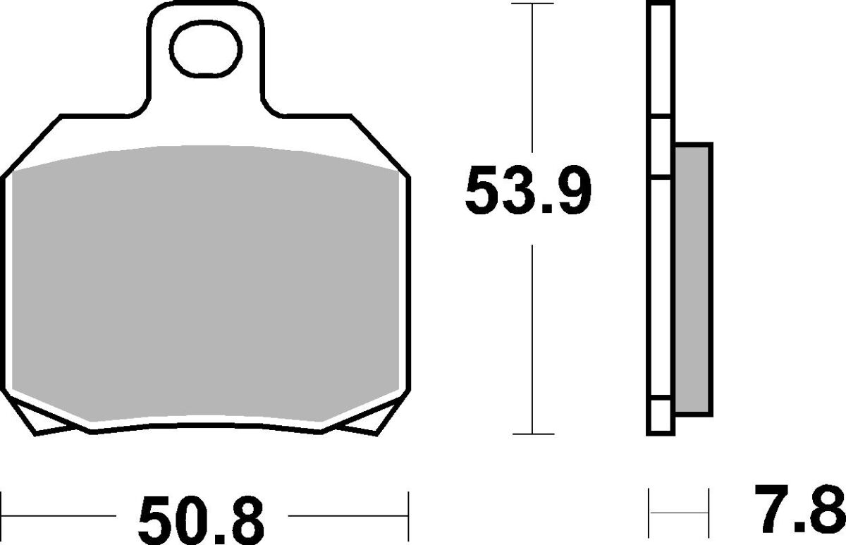 Спирачни накладки Sinter Hi-Tech SBS 157MS — снимка 2