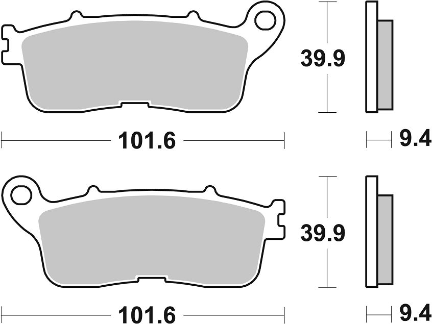 Спирачна накладка sinter hi-tech street SBS 892LS — снимка 2