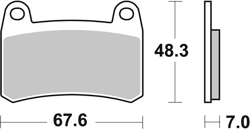 Спирачна накладка sinter hi-tech street SBS 933HS — снимка 3
