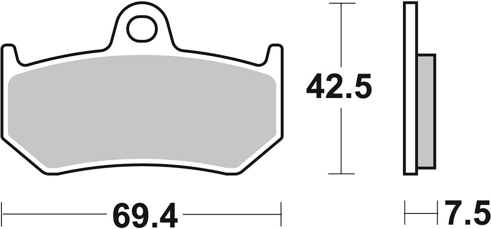 Спирачни накладки Sinter Hi-Tech SBS 763LS — снимка 2