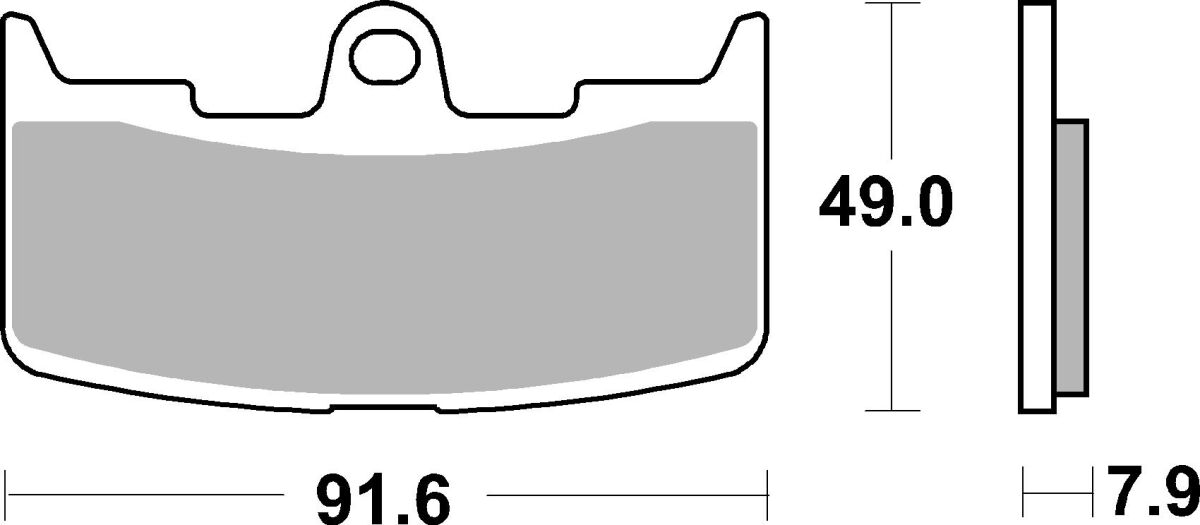 Спирачни накладки Sinter Racing Hi-Tech SBS 795HS — снимка 2