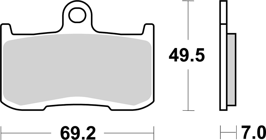 Спирачни накладки Sinter Racing Hi-Tech SBS 782H.HS — снимка 2