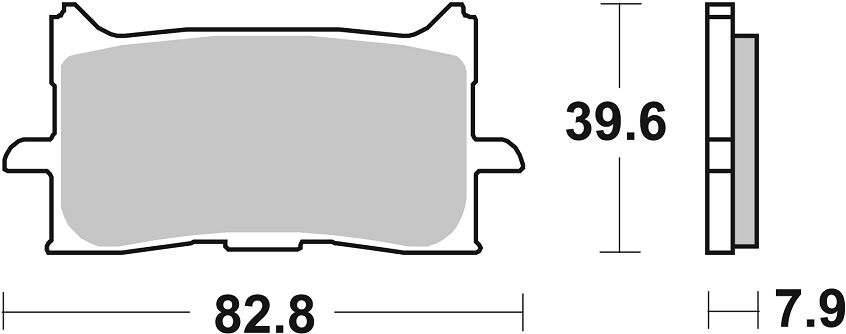 Спирачна накладка sinter racing hi-tech SBS 940HS — снимка 2