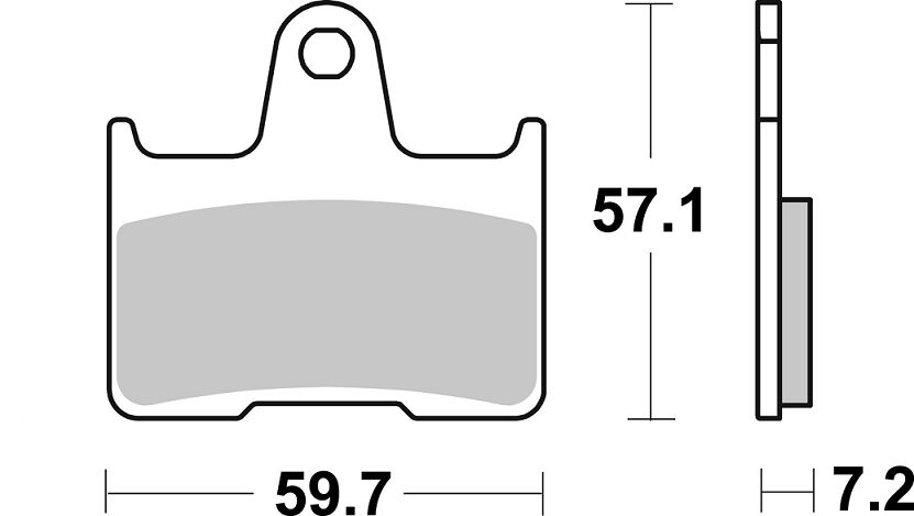 Спирачна накладка sinter hi-tech street SBS 984LS — снимка 2