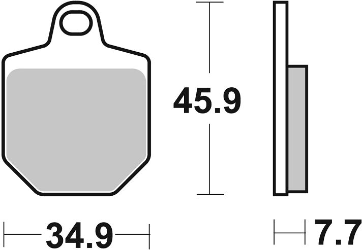 Спирачни накладки sinter racing hi-tech SBS 843RST — снимка 2